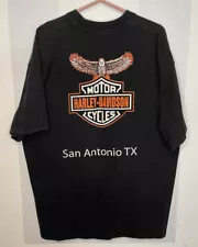 HARLEY DAVIDSON SAN ANTONIO TEXAS T-SHIRT - MENS XXL