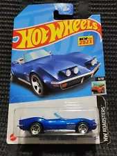 Hot Wheels 1972 Corvette Stingray Convertible. Rare,VHTF! '23 HW Roadsters #8/10