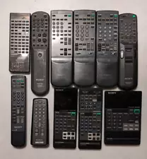 VINTAGE GENUINE SONY REMOTE.ASSORTED.For CRT TV's,PRJ TV's,TRINITRON TV.USA SALE