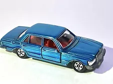 ð« TOMICA MERCEDES 450 SEL - pocket cars - TOMY Custom Paint CHROME BLUE 1976