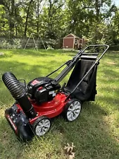 Troy-Bilt Gas Leaf Chipper Shredder Vacuum 24" 163cc Briggs+Stratton Engine HRW