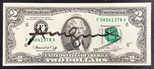 ANDY WARHOL - United States Federal Reserve Bank Note - Hand Signed Signature