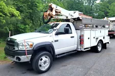 2009 DODGE RAM STERLING BULLET 4X4 ALTEC 43' DIESEL BUCKET TRUCK * NO RESERVE