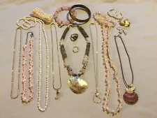 Estate Jewelry Sale~Mixed Lot of Genuine Pearls, Rose Quartz, MOP, Shell~925, GF