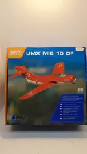 E-Flite #EFLU1680 UMX MIG 15 DF BNF AS3X Open Box NEW, Used for Display