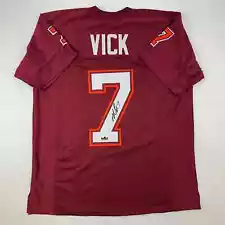 Facsimile Autographed Michael Mike Vick Virginia Tech Reprint Jersey Men's XL