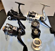 3 Vintage Spinning Reels Shakespeare & Pflueger Excellent Condition Spare Spools