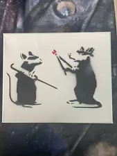 BANKSY 2015 Dismaland Painting canvas "Original work of art"