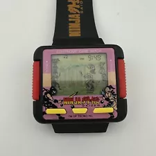 Vtg 1990 Ninja Gaiden Video Game Digital Watch Tiger Electronics No Sound TESTED