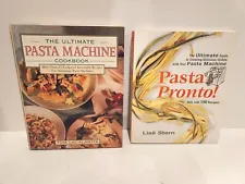 Lot of 2 cookbooks ~ Pasta Pronto! ~ The Ultimate Pasta Machine Cookbook