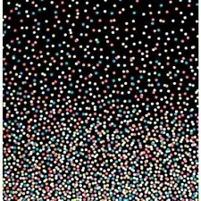 Remnant Sale 35"x45" - This Calls For Cake - Black Confetti Ombre - Northcott