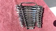 BLUE-POINT *MINT!" 11-PIECE RATCHETING COMBO WRENCH SET BY SNAP-ON TOOLS!