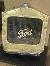 1920`S Ford Model-T Radiator With Emblem FoMoCo Hot Rod Rat Rod