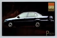 1994 Geo Prizm Auto Car Vintage Advertising Postcard