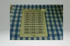 VINTAGE MASTER CORD CHART 108 CHORDS FOR ORGANS AND PIANOS