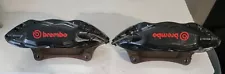 2011-2014 Ford Mustang GT Pair Front Brembo Brakes Calipers Painted Black S197