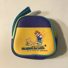 Nintendo Super Mario Bros. 4 World 1990 Pouch Bag Vintage Japan Not for sale