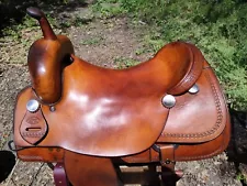 17" Roohide Cutting Saddle