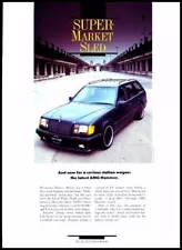 1988 Mercedes Benz AMG Hammer Wagon Original Review Report Print Car Article J43