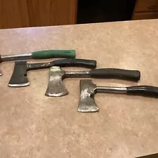 Vintage Hatchets w/ Metal Handles (4)