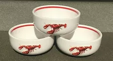 Counter Art Lobster Sauce Bowls x 3