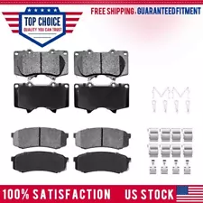 For 2001 - 2007 Toyota Sequoia Front & Rear Ceramic Disc Brake Pads Hot Sales (For: 2001 Toyota Sequoia)