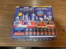 2020 Battle For The White House Wooden Chess Board Set Biden Harris Trump NOS!