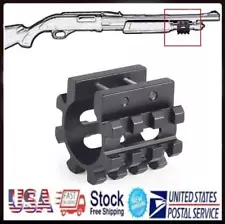 For Mossberg 500 Remington 870 12GA 1" Shotgun Mag Tube Tri Rail Picatinny Mount