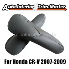 Fits Honda CR-V CRV 2007 2008 2009 black GREY Leather Front Seat Armrest Cover (For: 2008 Honda CR-V)