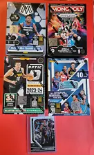 4 BLASTER BOX 2023-24 MOSAIC BASKETBALL OPTIC MONOPOLY CONTENDERS WEMBY RC CARD