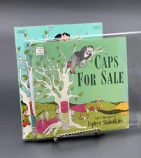 CAPS FOR SALE By Esphyr Slbodkina Book & Record Set- 1947 (7” 45rpm Vinyl)