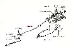 Genuine Mitsubishi NEW SST Transmission SHIFT CABLE Lancer 2008 - 2015