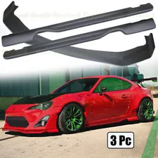 For 2013-2020 Scion FRS Subaru BRZ Toyota 86 Front Lip+Side Skirts wide Body Kit