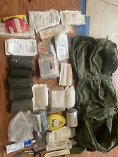 MILITARY FIRST AID TRAUMA KIT TRI BAG COMBAT MEDICAL ENERGENCY BANDAGES SUPPLY