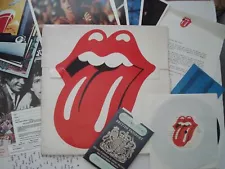 ROLLING STONES 1983 Promo Fan Cub Kit w/45 postcards poster passport photos +