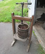 Vintage Wine Press- JS Woodhouse, No.2  Good condition, all original.