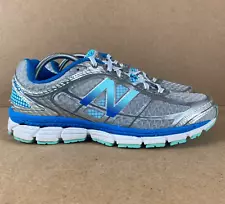 New Balance Shoes Womens 11.5 Silver Blue 860 V5 Running Athletic Sneaker