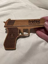 2022 Shot Show Las Vegas, NV Trotec Laser Wooden Collectible Custom