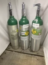 New ListingM6 Size B Oxygen Tank 170 Liter Used Empty Good Condition Lot Of 3