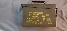 Military M19A1 Metal AMMO CAN 7.62mm BOX Very Good Condition For M-60