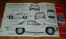 ★★1968 MAZDA 110S COSMO ORIGINAL IMP BROCHURE SPECS INFO 110 66 67 68 69 70 72★★