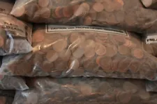 1500 US Pennies. 10 Pounds of Copper pennies with wheats. 1909-1982