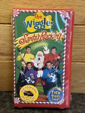 The Wiggles "Santa's Rockin!" VHS Rare Clamshell Factory Sealed New