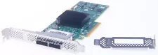 LSI SAS9200-8e 8-Port External HBA PCIe P20 IT Mode for ZFS TrueNAS Both Bracket