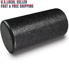 12'' High Density Round Foam Roller for Exercises Massage Yoga Muscle Recovery