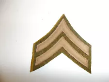 b0709s WW 1 US Army Chevron for Corporal AEF 4/30/1918 single IR30E