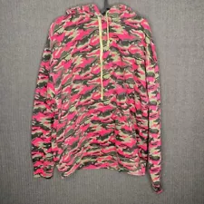 Area Code 212 Hoodie Men's XL Multicolor Pink Camouflage Casual Pop Colorful