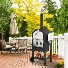 New ListingCoal Burning Outdoor Pizza Oven - Black - BRAND NEW (still in the box)