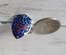 Nintendo Legends of Zelda Hylian Shield Fashion Adjustable Ring Sz 7