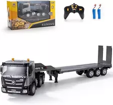 Heavy Duty Construction Remote Control Semi Truck Electric RC Toy Boy Trailer